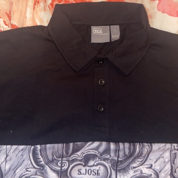 Men’s black graphic shirt - Picture 2 of 4